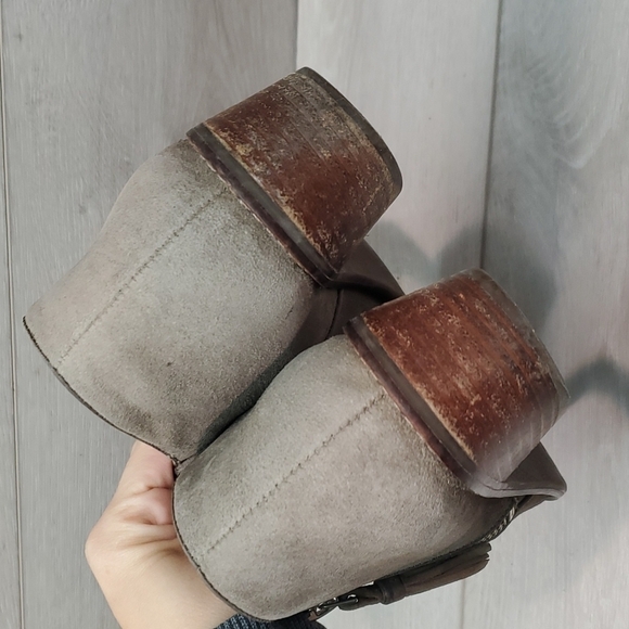 Vionic Women Serena Comfort Ankle Leather Booties shoes sz 6 - Picture 6 of 13